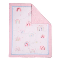 Ensemble de literie pour lit de bébé nouveau-né 5 pièces - Arc-en-ciel