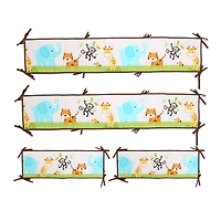 4-Piece Crib Bedding Set - Jungle Adventure