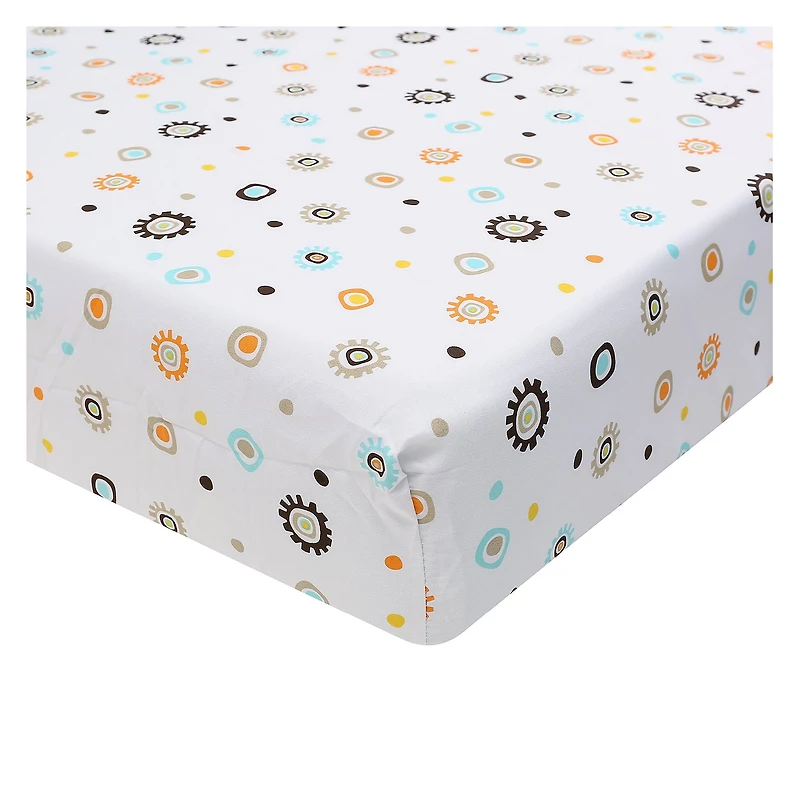 4-Piece Crib Bedding Set - Jungle Adventure