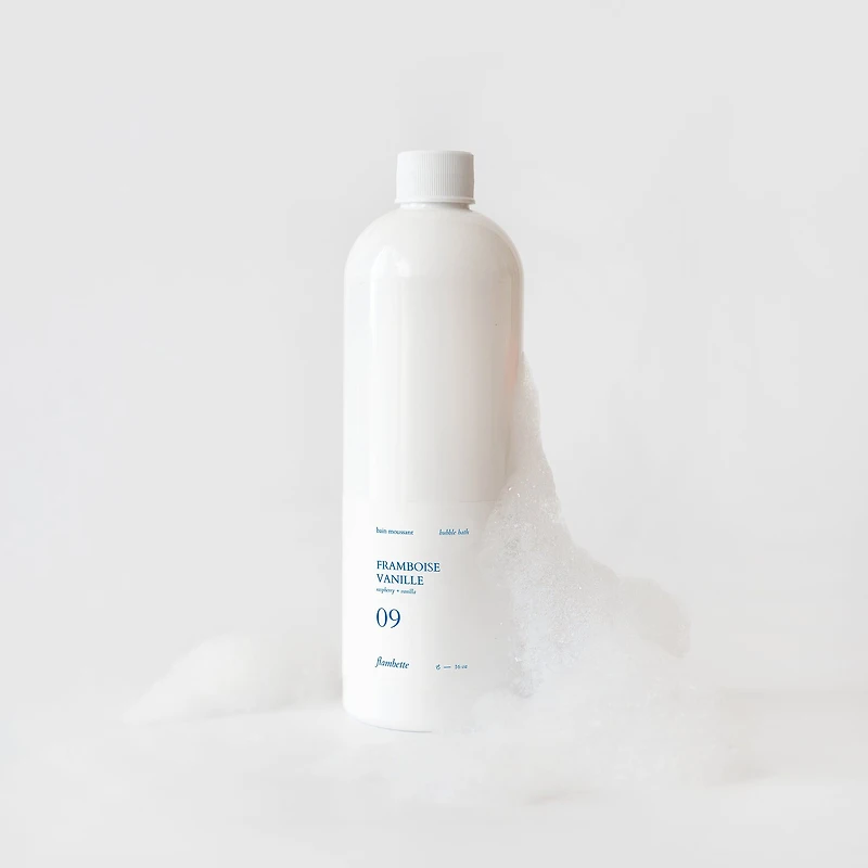 Ensemble de bain moussant et lait de bain - Framboise/Vanille