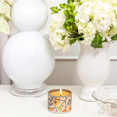 Tin Candle Harvest Gold