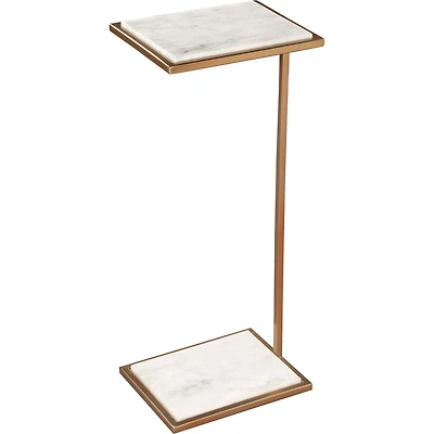 Table Delma en Acier Blanc