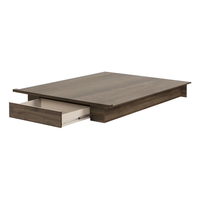 Holland Queen Platform Bed with Drawer