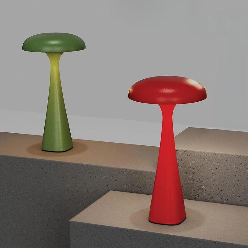 Chanterelles LED Touch Table Lamp - Red