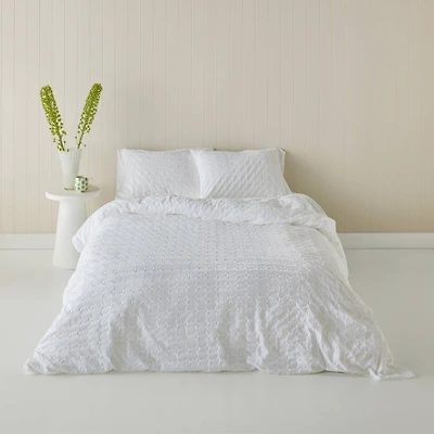 Chic Waffle Comforter Set