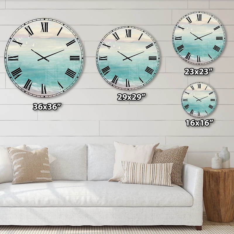 From the Shore Metal Wall Clock