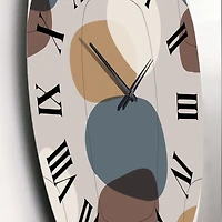 Organic Trendy Retro Designs I Wall Clock