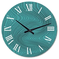 Minimal Late 0S Geometric Primitive Aesthetics XII Wall Clock