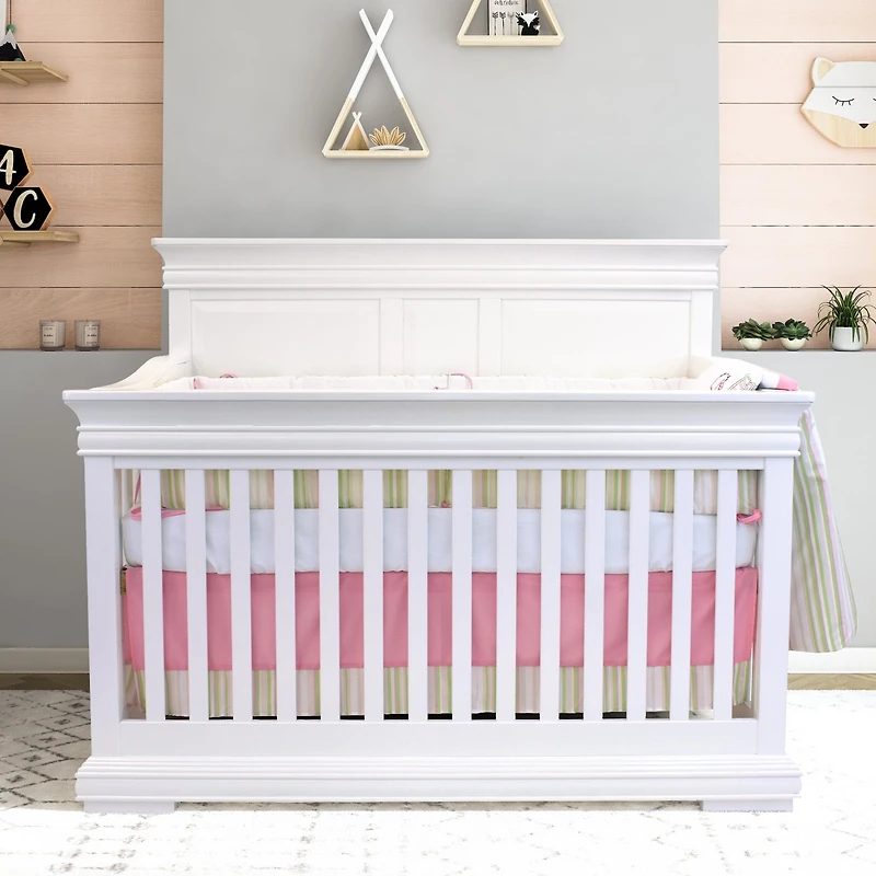 5-Piece Baby Bedding Set - Pink Butterfly Design