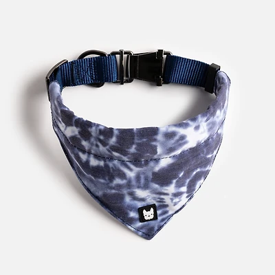 Dog's Collar, Leash and Harness Combo by SilverPaw - Blue Tie Dye