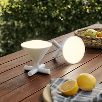Lampe de table en forme de Martini Cono    Gris