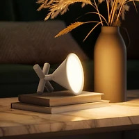 Lampe de table en forme de Martini Cono    Gris