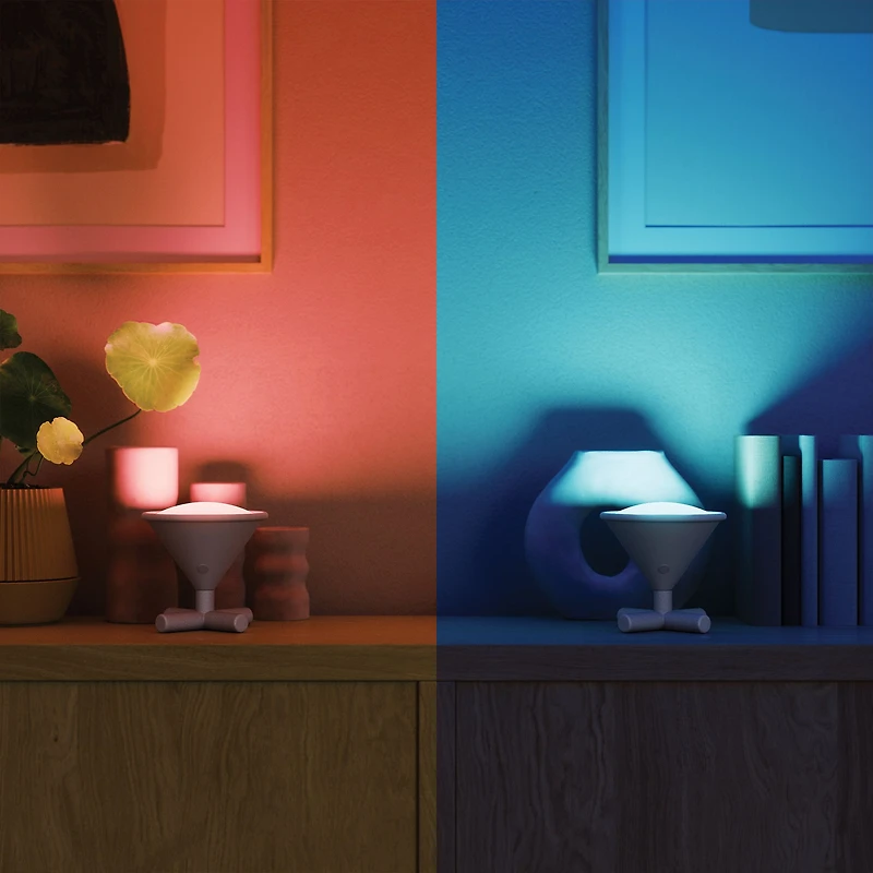 Lampe de table en forme de Martini Cono    Gris