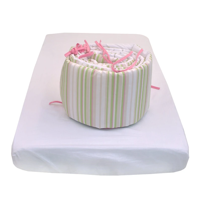 5-Piece Baby Bedding Set - Pink Butterfly Design