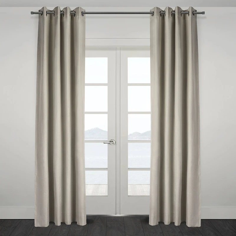 Woven Blackout Grommet Curtain Copa
