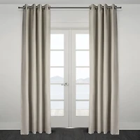 Woven Blackout Grommet Curtain Copa
