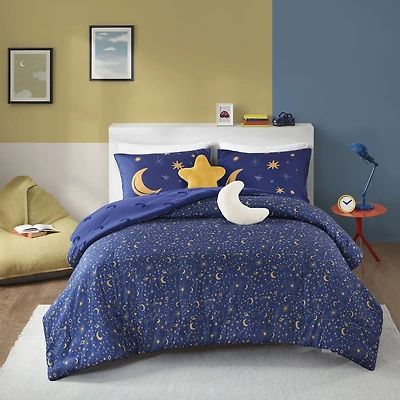 Cosmos Moon Shaped Cushion