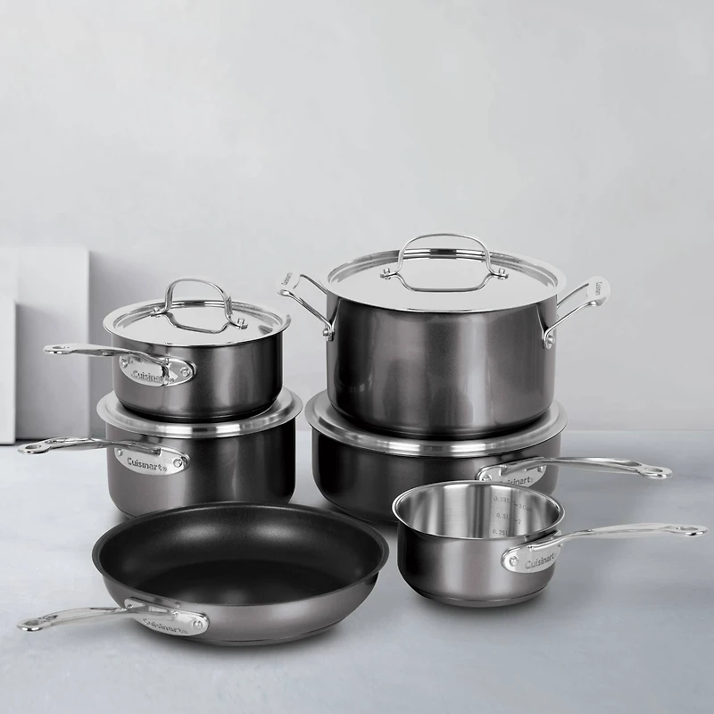 Cuisinart Stainless Steel Cookware Set, 10 Pieces