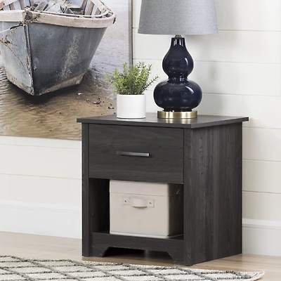 Fusion 1-Drawer Nightstand With Storage