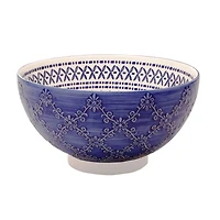Bol bleu « Trellis » par BIA