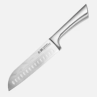 Damashiro Santoku Knife 17cm & Cutting Board Set