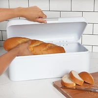 Danica Bread Bin - Matte White