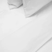 Housse de couette et taies d'oreiller en coton soie par Smartsilk