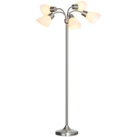 Arc Tree Floor Lamp with Adjustable Rotating Lights