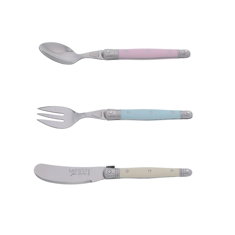 3 piece Cutlery Set For Children by Jean Dubost Laguiole