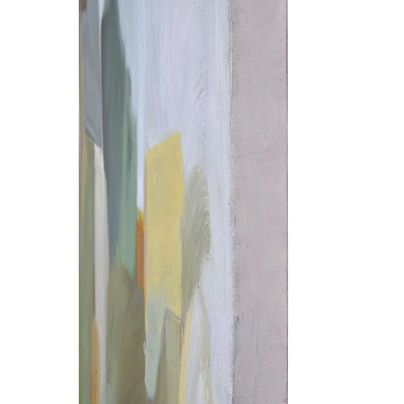 Art mural vert Humphrey sur toile sans cadre