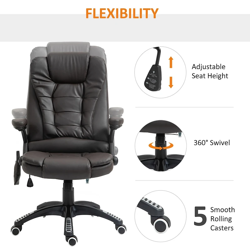 Heated Massage Office Chair