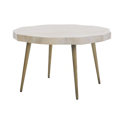 Table Core en Bois D'Acacia Blanc