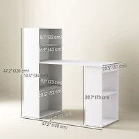 47" Compact Computer Desk