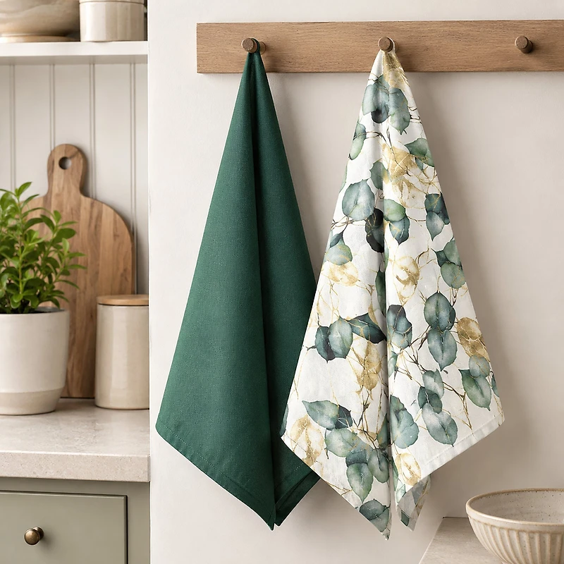Eucalyptus Tea Towel, Pack of 2