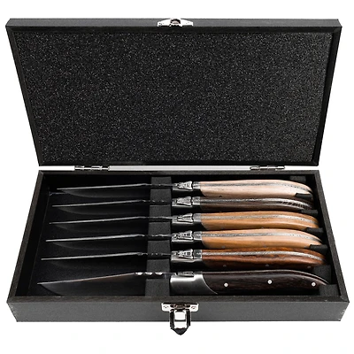 Set of 6 Laguiole Du Monde Steak Knives