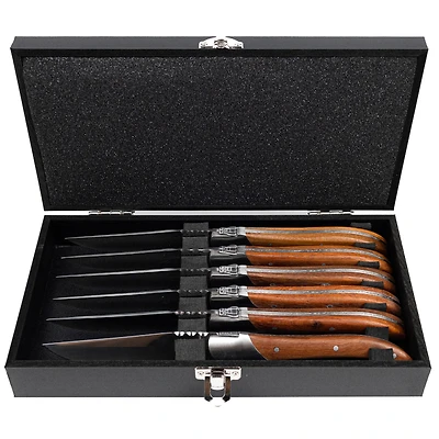 Set of 6 Laguiole Du Monde Steak Knives