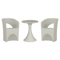 Dalya Table and Chairs Bistro Set Grege by South Shore Furniture