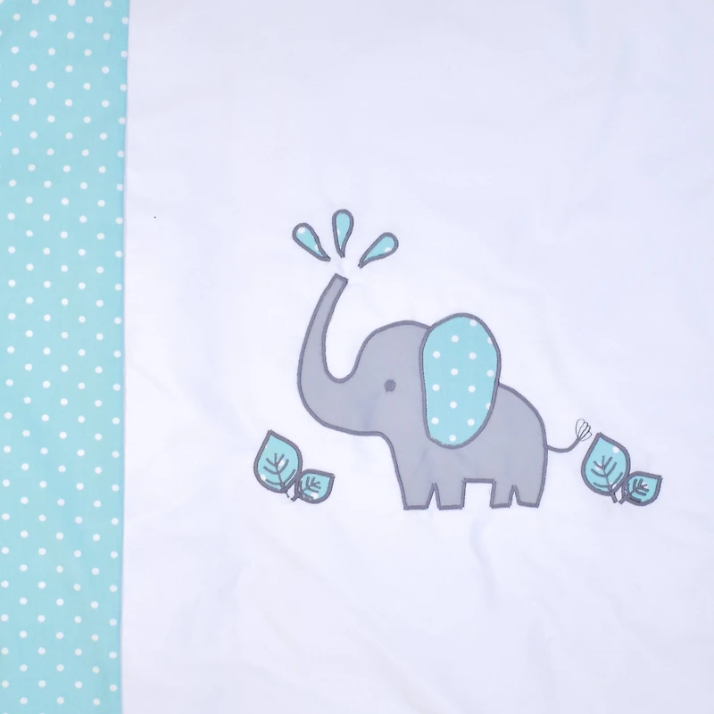 7-Piece Elephant Polka Dot Bedding Set