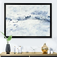 Toile « Blue Wipe Out »
