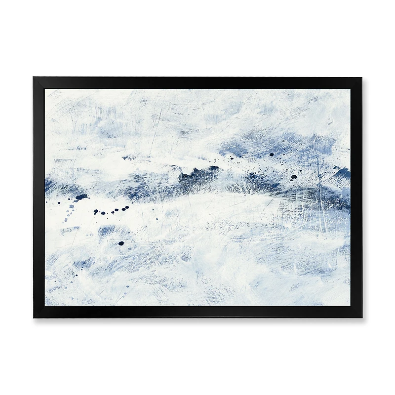 Toile « Blue Wipe Out »