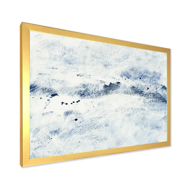 Toile « Blue Wipe Out »