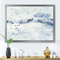 Toile « Blue Wipe Out »