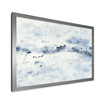 Toile « Blue Wipe Out »