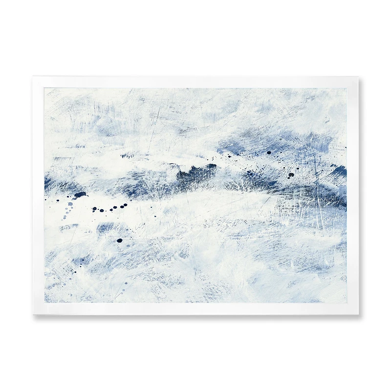 Toile « Blue Wipe Out »