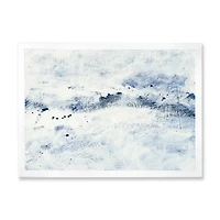 Toile « Blue Wipe Out »