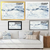 Toile « Blue Wipe Out »