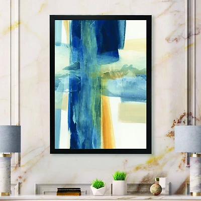 Indigo Panel VI  Canvas Artwork