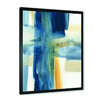 Indigo Panel VI  Canvas Artwork
