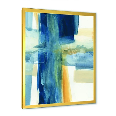 Indigo Panel VI  Canvas Artwork