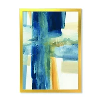 Indigo Panel VI  Canvas Artwork